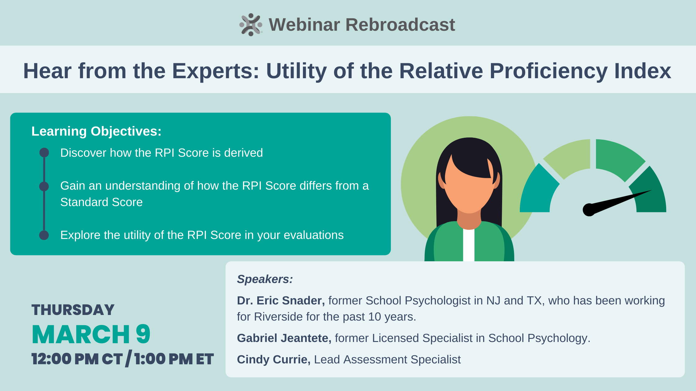 Hear from the experts utility of the relative proficiency index
